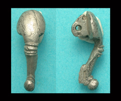 Brooch, Kraftig Profilierte, Silver, Childs, ca. 1st Cent. AD